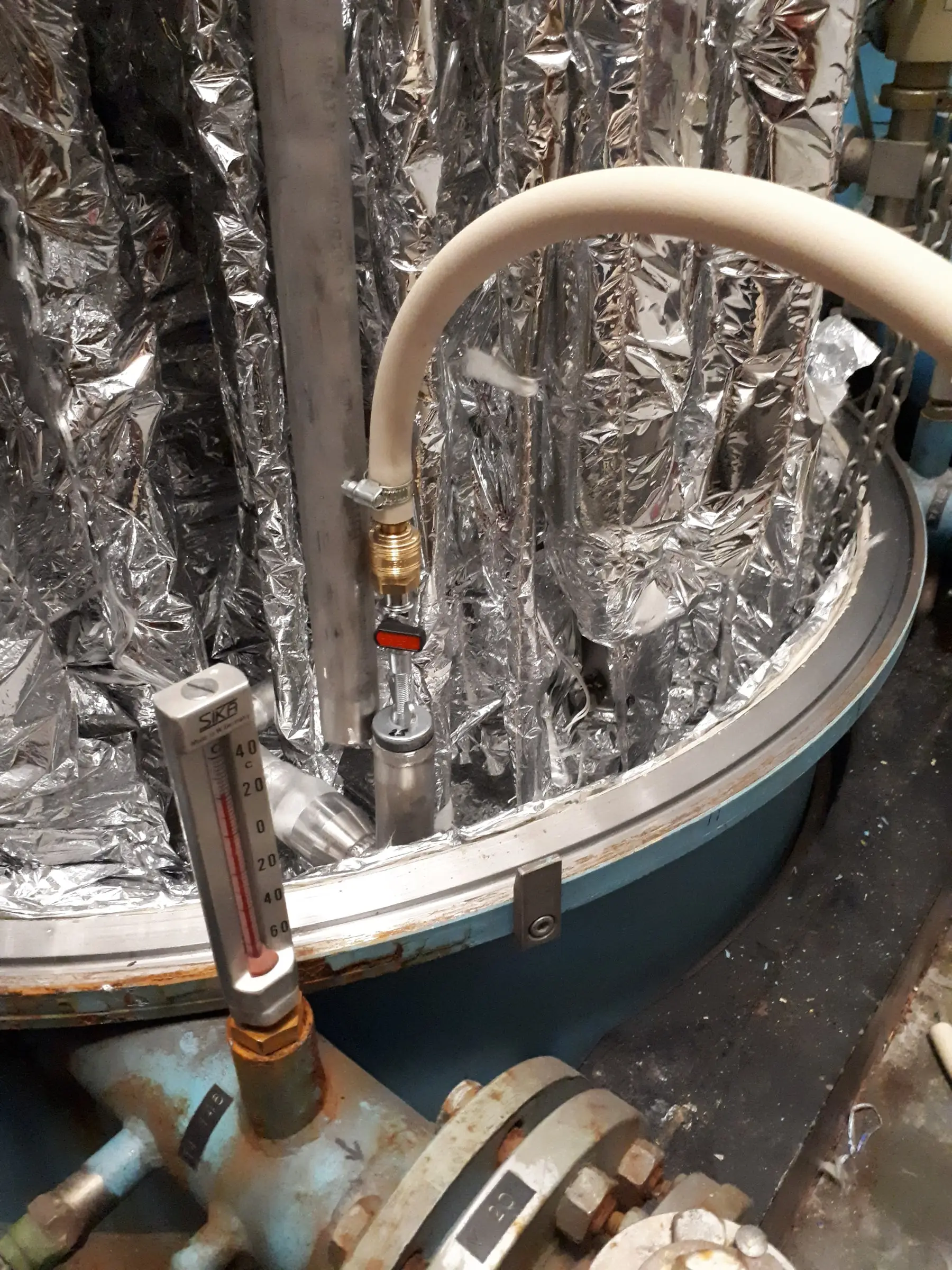 Geöffnete Coldbox mit Superisolation
